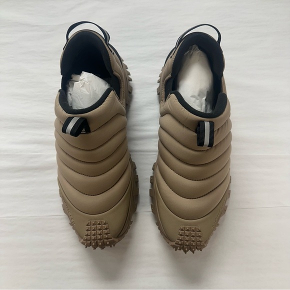 MONCLER Apres Trail Low Top Sneaker in Beige - Picture 3 of 10
